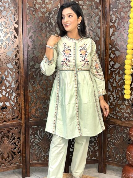 Mint Blossom Co-ord Set